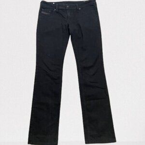Diesel Women's Lowky Stretch Jeans Size 29/32 Black